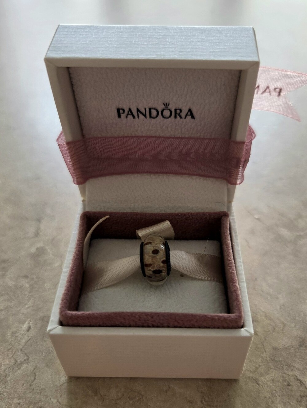 Pandora Glass Bead In Box